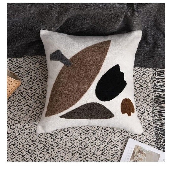 Decor Accessories - Decorative Vintage Bohu Throw Pillow Cover，Rustic Retro Cotton Accent Pillowcase